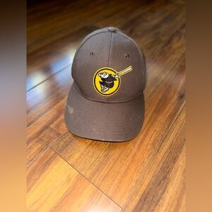 Vintage San Diego Padres Swinging Friar Dad Hat - Brown 🤎
